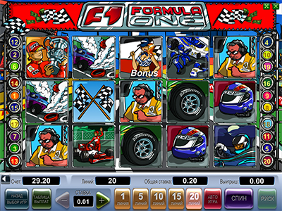 Онлайн автоматы Formula1
