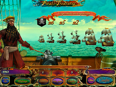 Pirates Treasures Deluxe играть бесплатно